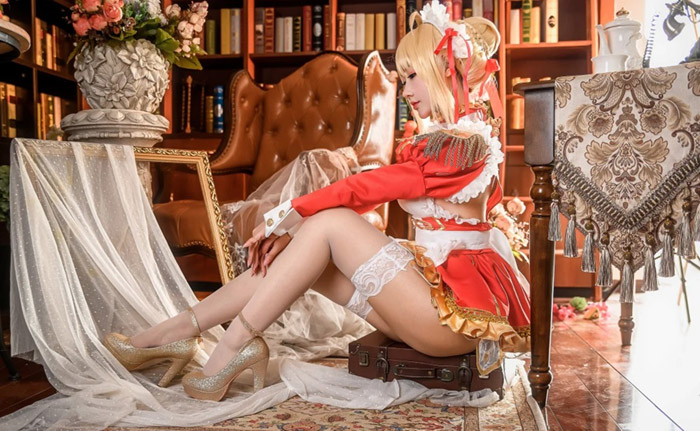 Bộ ảnh cosplay Nero Claudius từ Fate Grand Order phiên bản chuẩn chỉ nhất