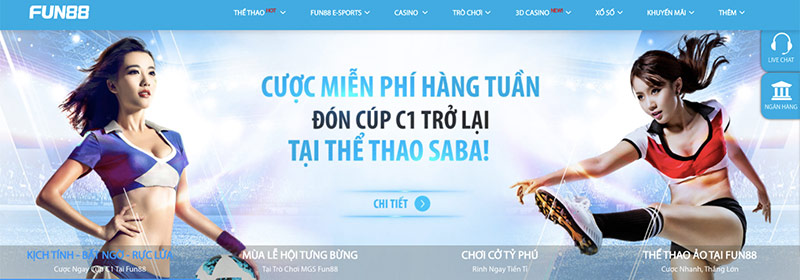 Đánh giá nhà cái Fun88 chân thật nhất 2021 01