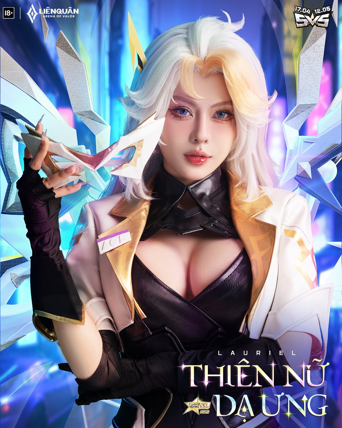 Màn cosplay Lauriel Thiên Nữ Dạ Ưng siêu vòng 1, hủy diệt con tim fan nam