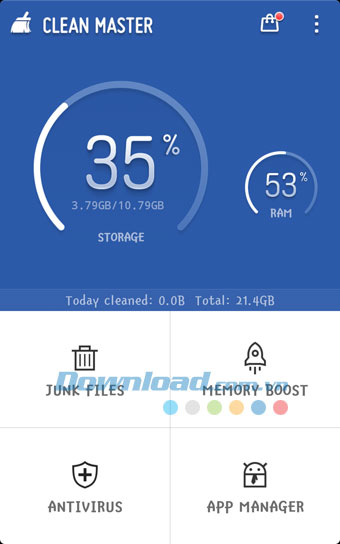 Tải Clean Master miễn phí cho điện thoại 02